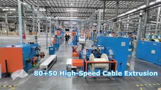 80+50 High-Speed Cable Extrusion Line