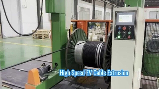 High Speed EV Cable Extrusion Line PVC TPE TPU XLPE